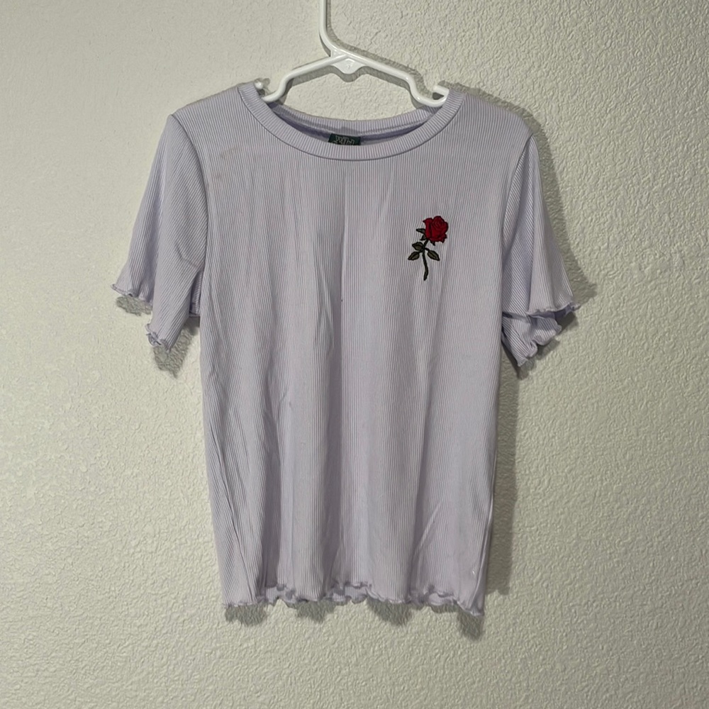 Target(wild fable) purple, with red rose, size xs